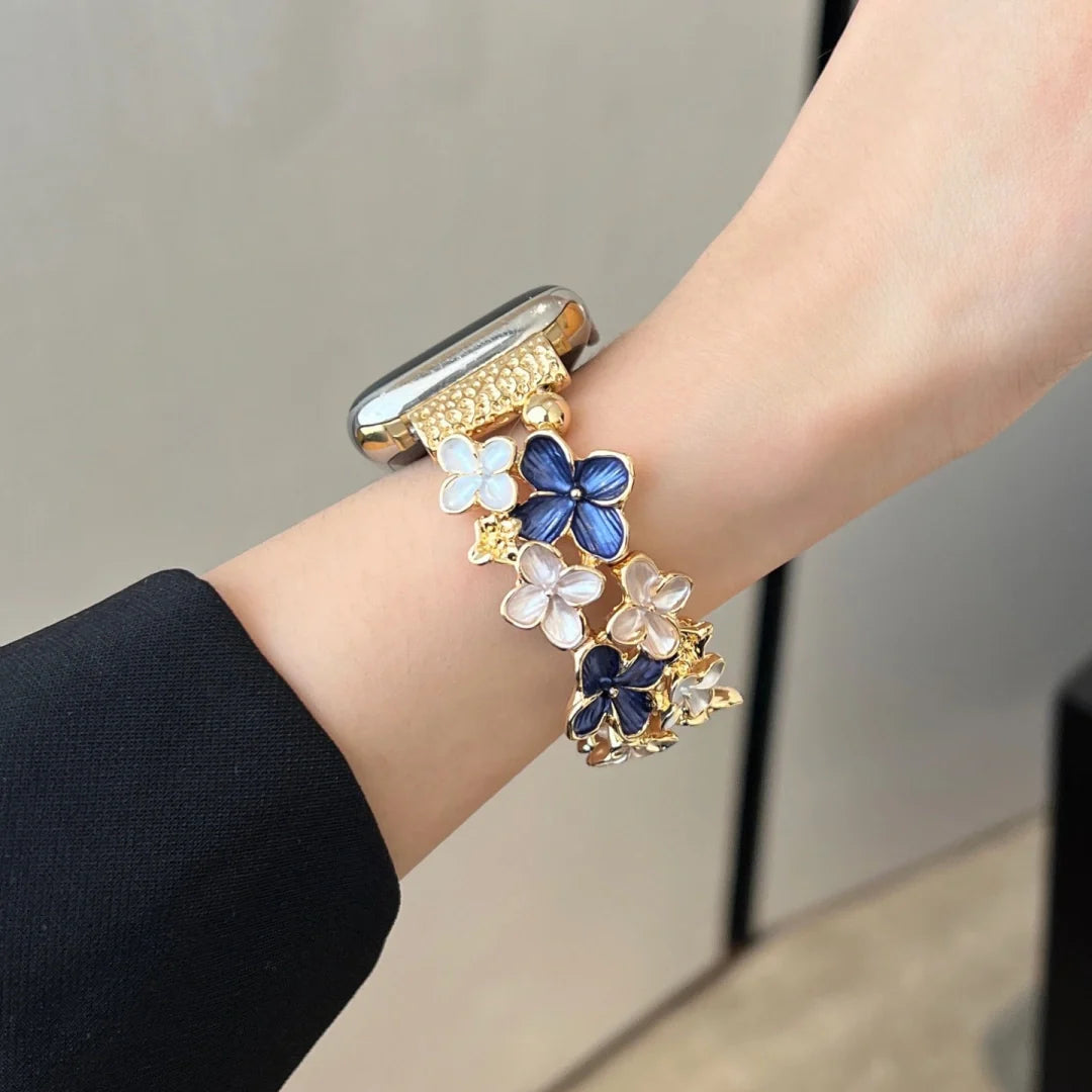 Floral stretch strap