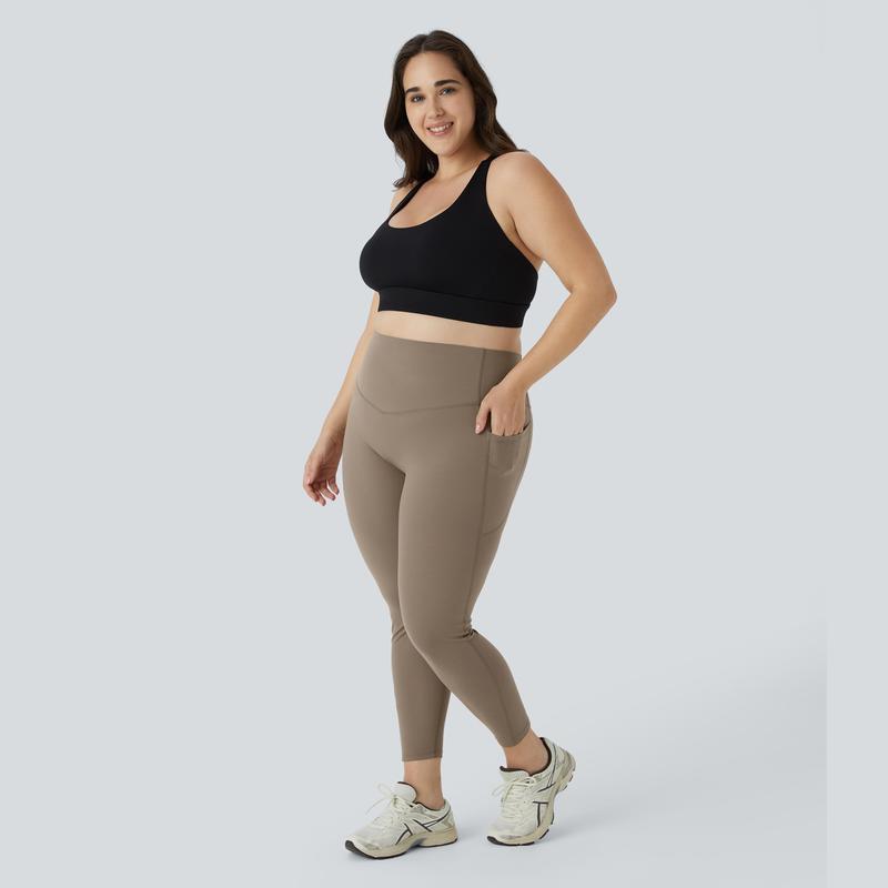 Halara UltraSculpt High Waisted Tummy Control Pocket Shaping Training Plus Size Leggings