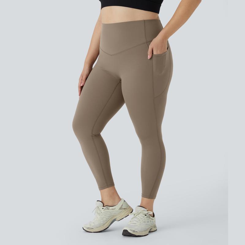 Halara UltraSculpt High Waisted Tummy Control Pocket Shaping Training Plus Size Leggings