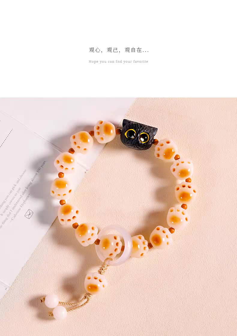 Cat claw-shaped bracelet