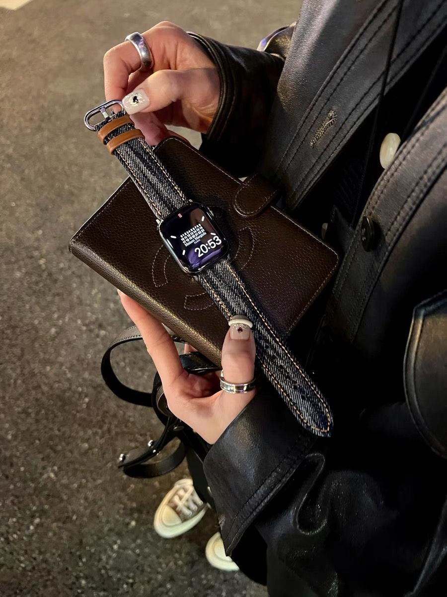 The retro strap is suitable for the Apple strap S789E