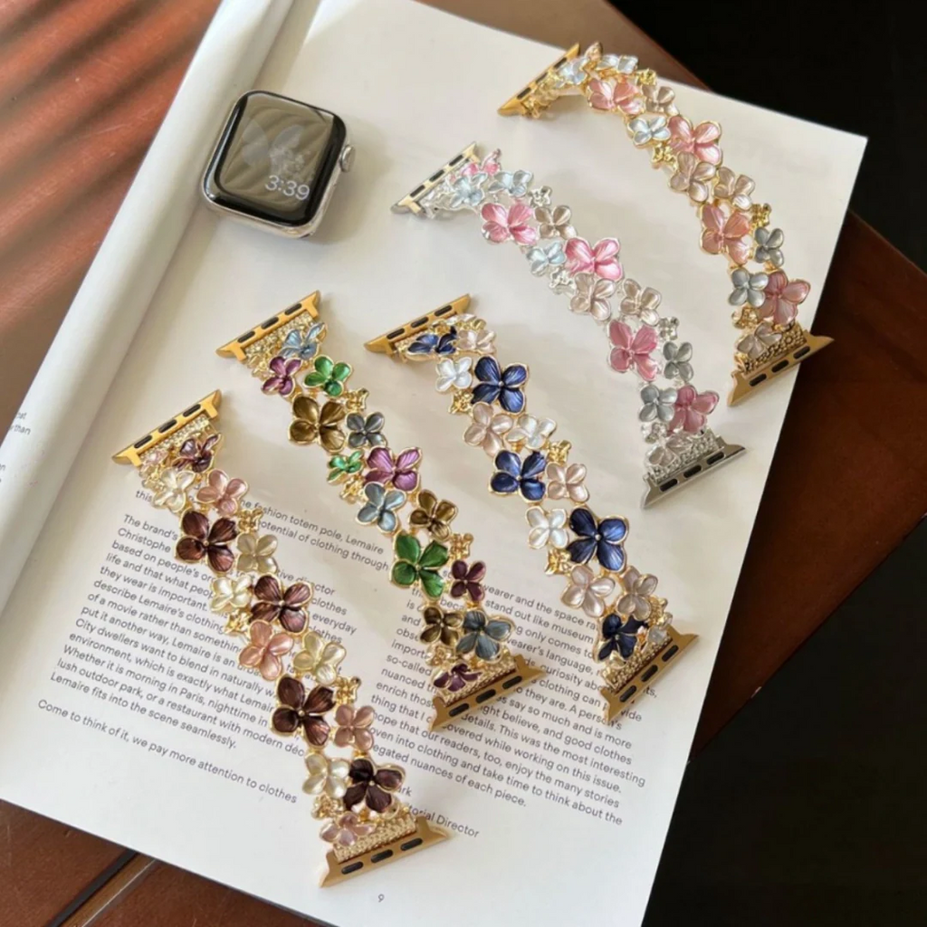 Floral stretch strap