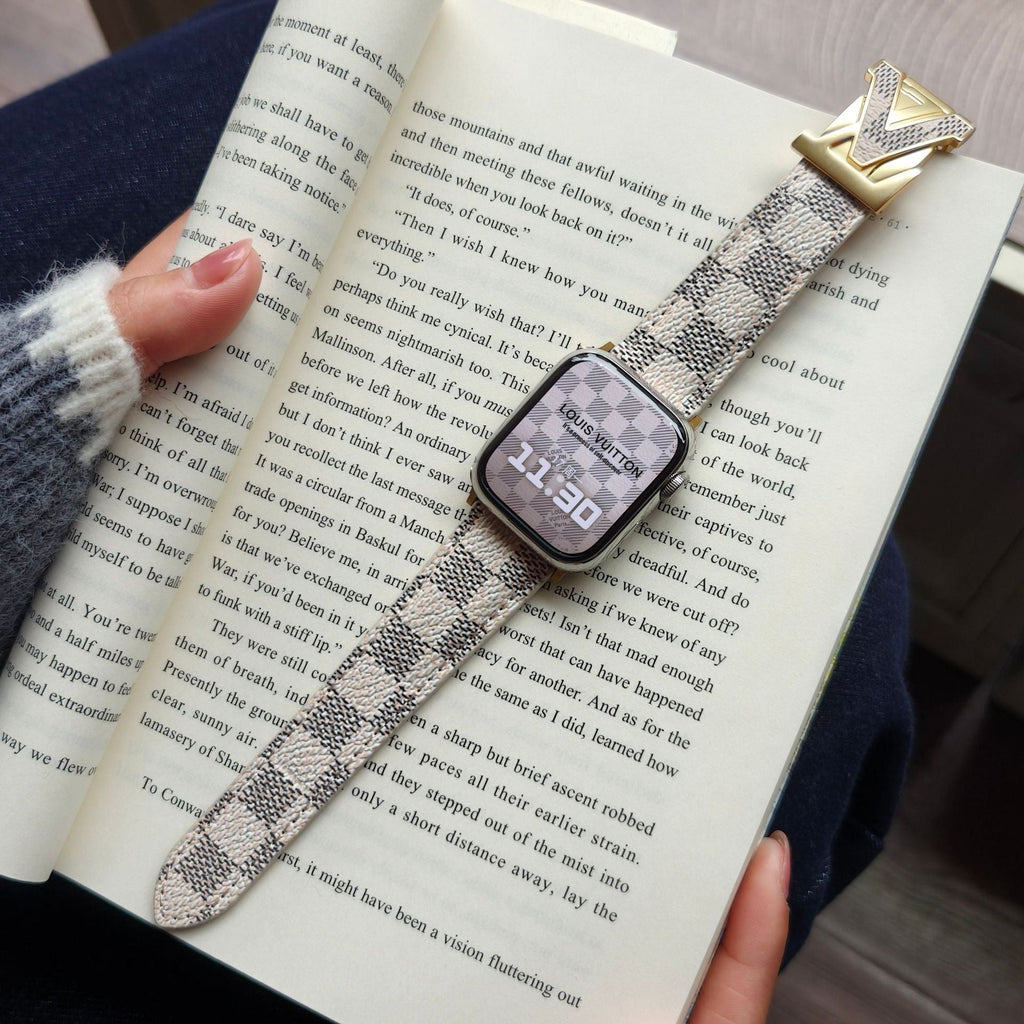 V-Shaped Leather Strap