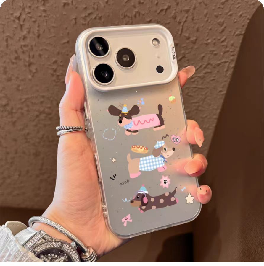 Frosted Iridescent Silver iPhone 17 Case