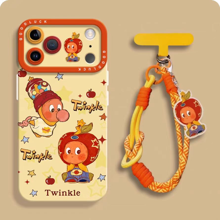 Cute face-holding style liquid air eye silicone phone case