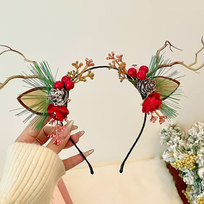 Crafted with Care:Christmas decoration hair accessories