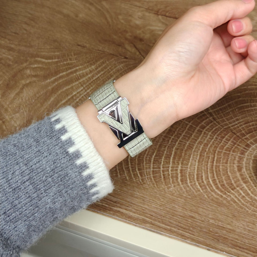 V-Shaped Leather Strap