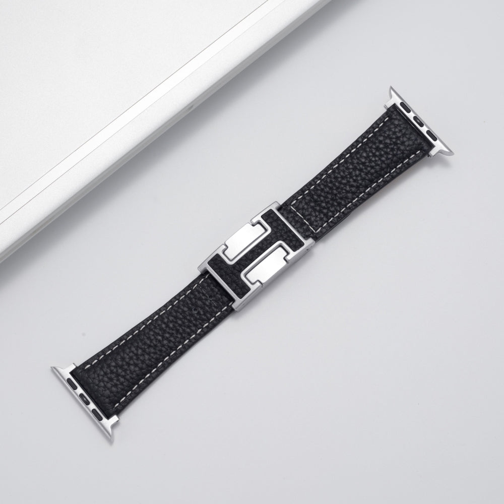 Fashion H Leather Strap