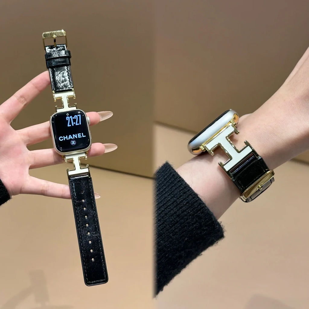 D-H Calf Leather Strap