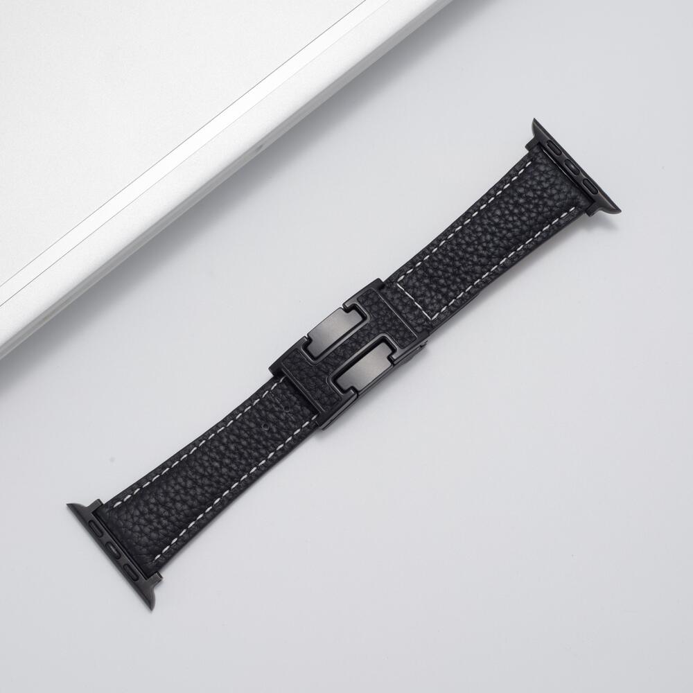 Fashion H Leather Strap