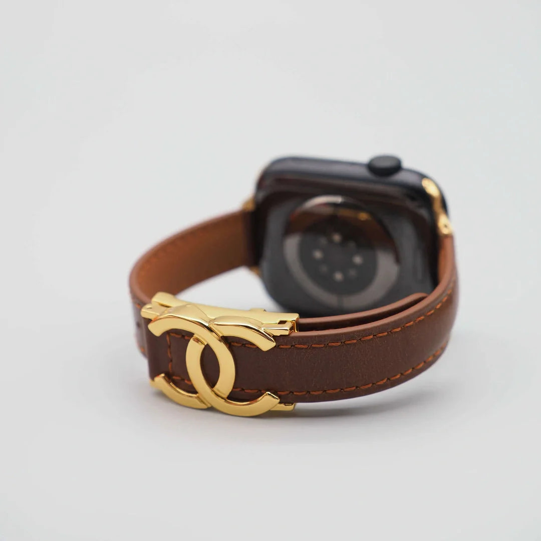 Double-C Leather Strap