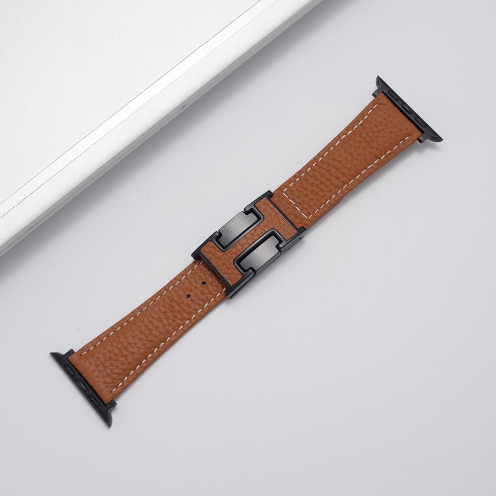 Fashion H Leather Strap