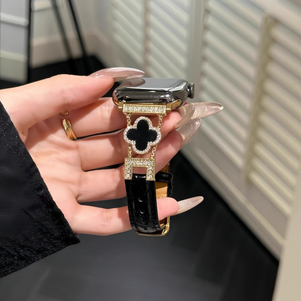 Clover Leather Strap