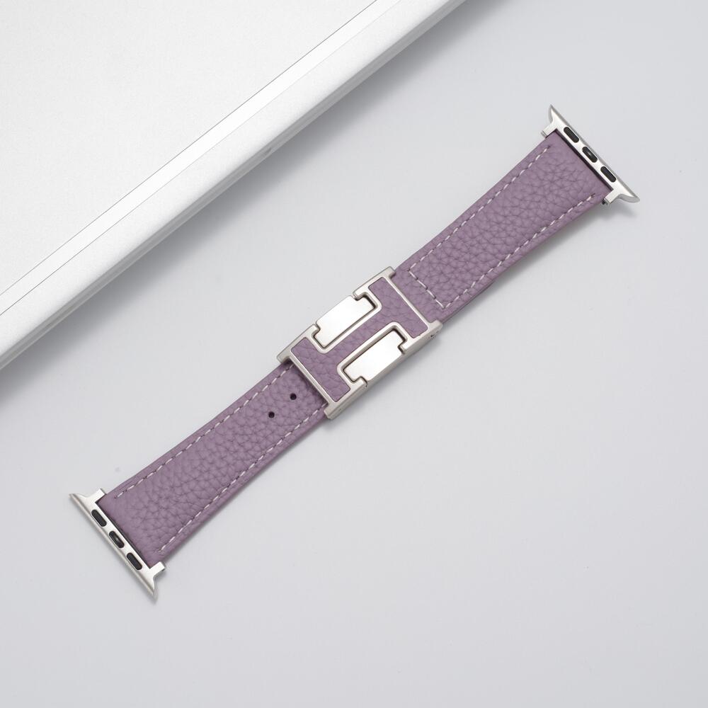 Fashion H Leather Strap