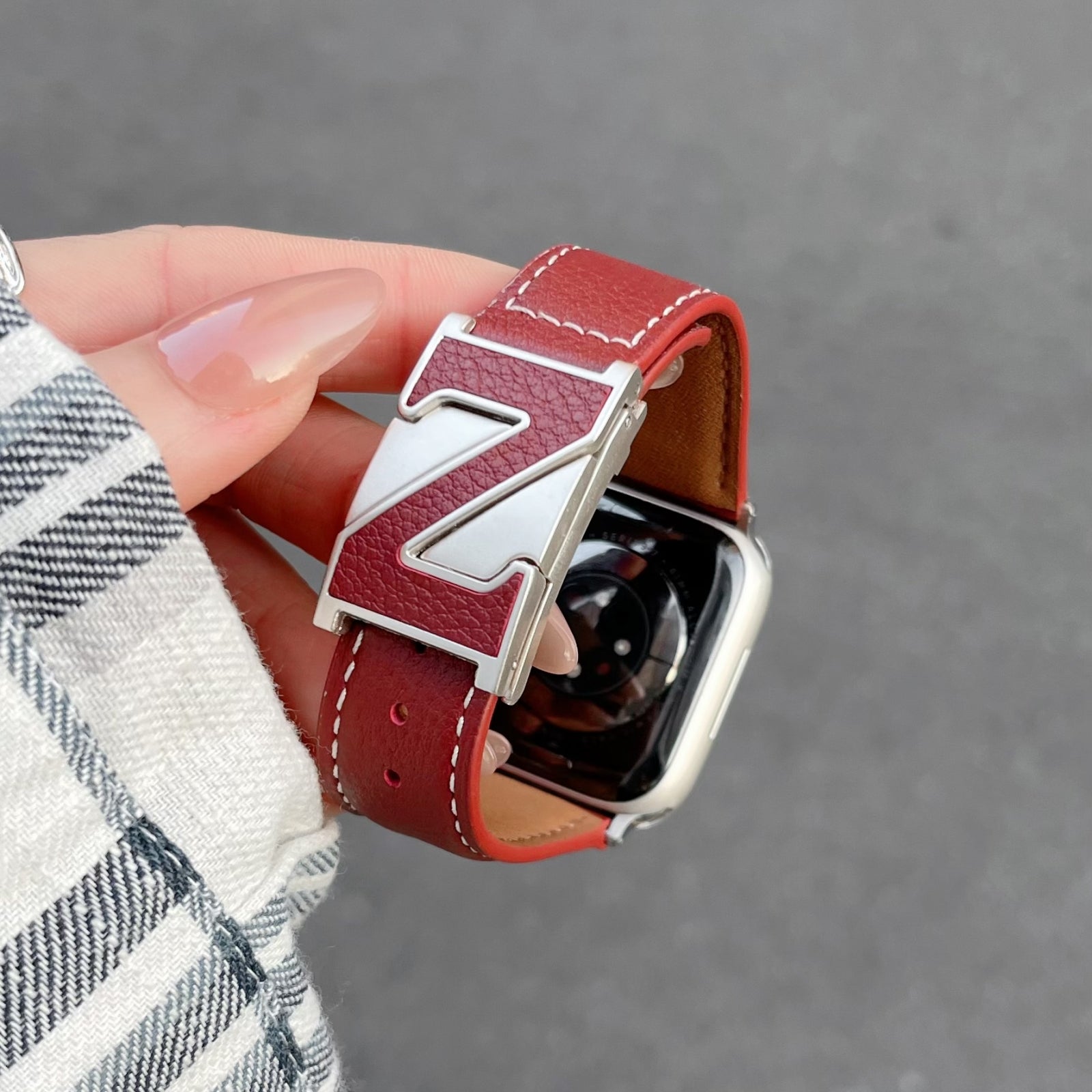 Z-Shaped Leather Strap