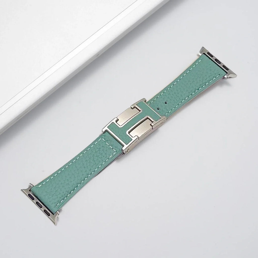 Fashion H Leather Strap