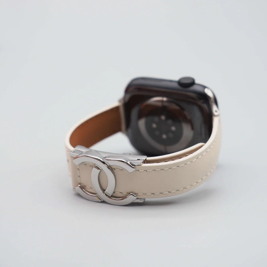 Double-C Leather Strap
