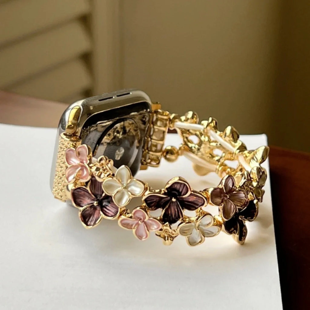 Floral stretch strap