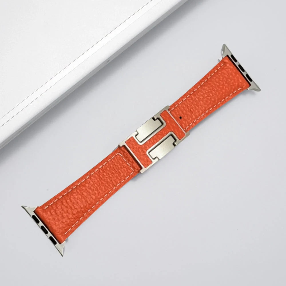 Fashion H Leather Strap