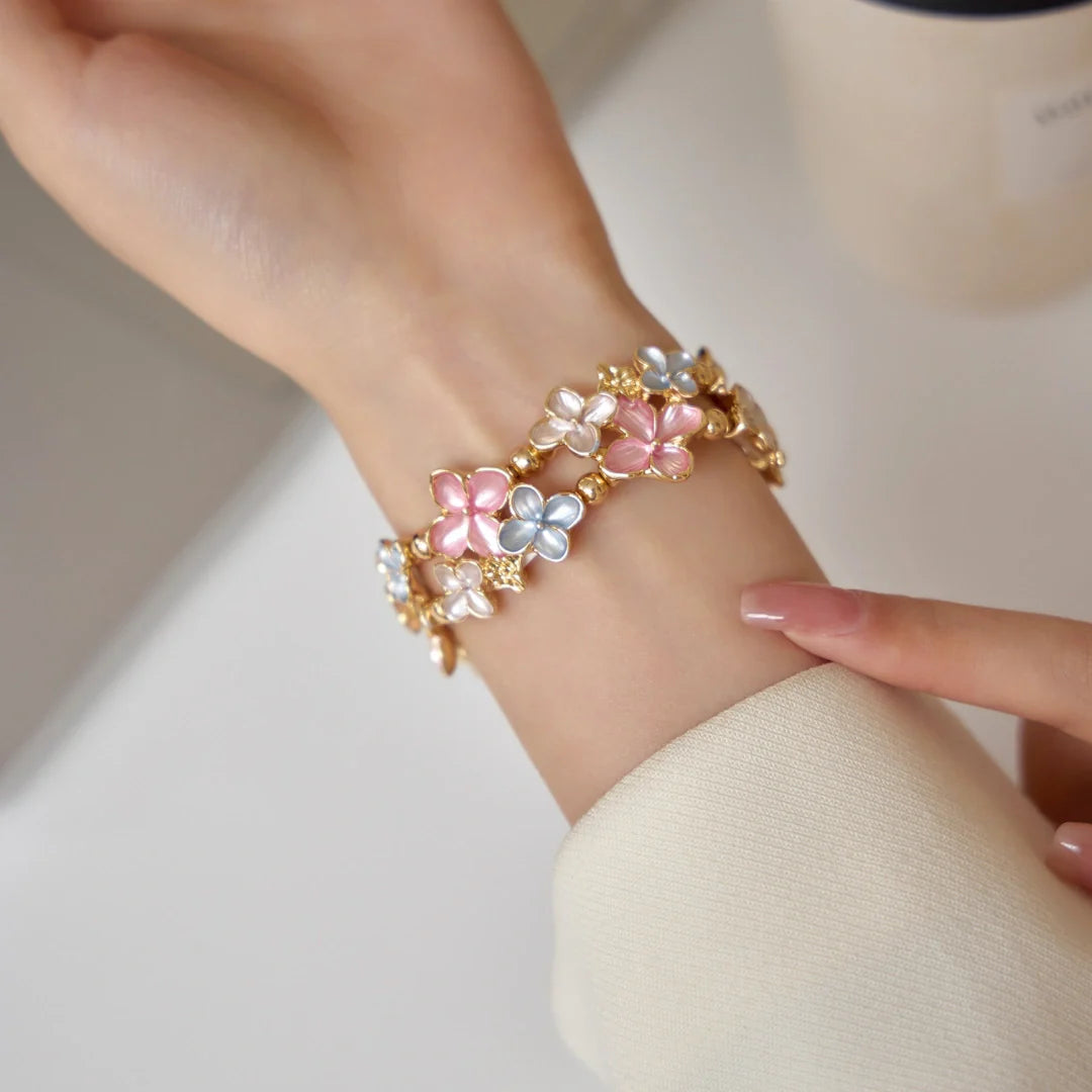 Floral stretch strap