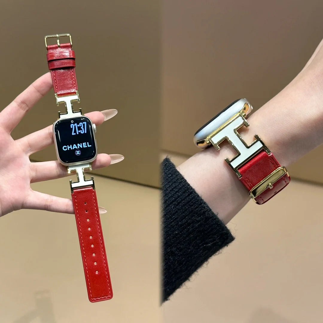 D-H Calf Leather Strap