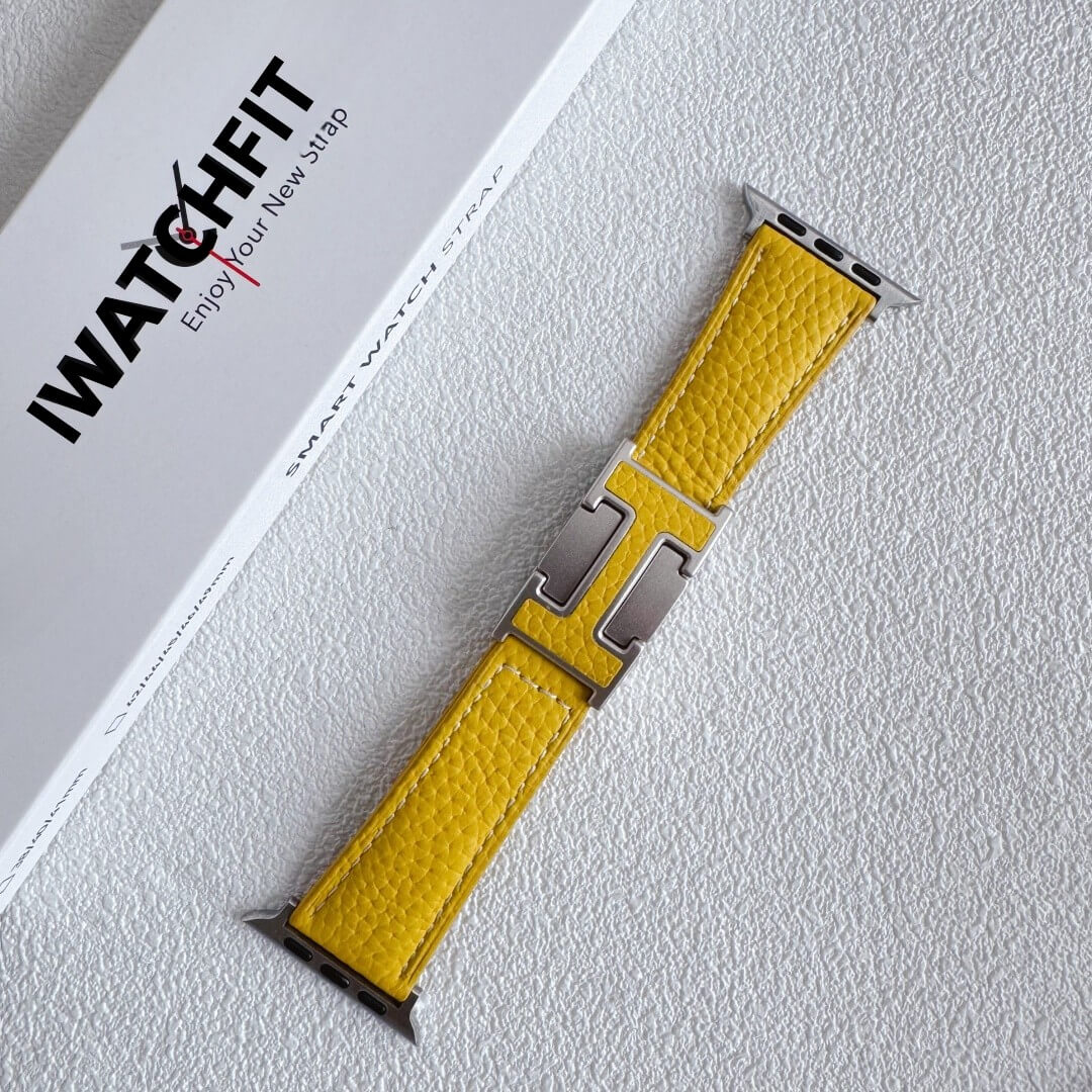 Fashion H Leather Strap
